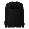 USMC Semper Fidelis Longsleeve T-Shirt - BLACK
