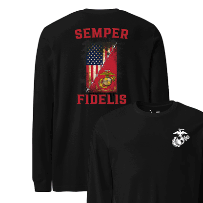 Semper Fidelis Country Corps Longsleeve T-Shirt