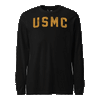 USMC Arch  Longsleeve T-Shirt - BLACK