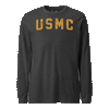 USMC Arch  Longsleeve T-Shirt - CHARCOAL HEATHER