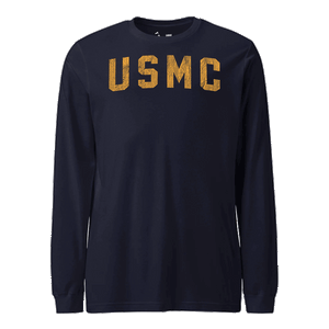 USMC Gold Arch  Longsleeve T-Shirt