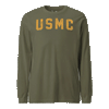 USMC Arch  Longsleeve T-Shirt - OD GREEN