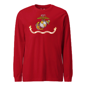 USMC Flag Vintage Longsleeve T-Shirt