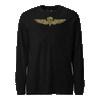 USMC Jump Wings Longsleeve T-Shirt - BLACK