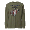 Vintage EGA Flag Longsleeve T-Shirt - OD GREEN