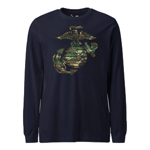 Woodland Camo EGA Longsleeve T-Shirt
