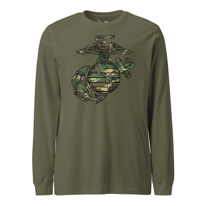Woodland Camo EGA Longsleeve T-Shirt