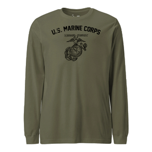 WW2 Vintage USMC Training Longsleeve T-Shirt