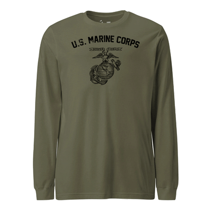 WW2 Vintage USMC Training Longsleeve T-Shirt