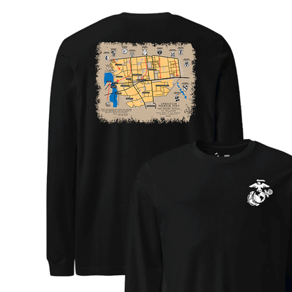 Operation Phantom Fury Battle Map Longsleeve T-Shirt