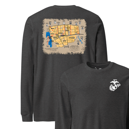 Operation Phantom Fury Battle Map Longsleeve T-Shirt