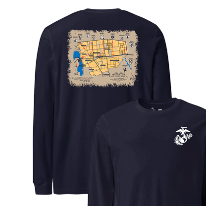 Operation Phantom Fury Battle Map Longsleeve T-Shirt