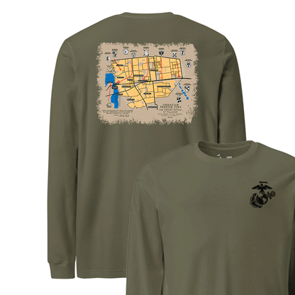 Operation Phantom Fury Battle Map Longsleeve T-Shirt