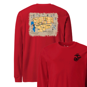 Operation Phantom Fury Battle Map Longsleeve T-Shirt