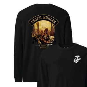 Teufel Hunden June 1918 Mural Longsleeve T-shirt