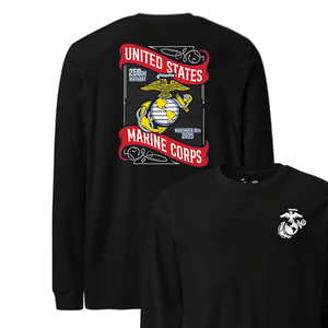 The 250th USMC Birthday Commemorative Longsleeve T-Shirt