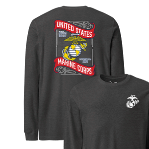 The 250th USMC Birthday Commemorative Longsleeve T-Shirt