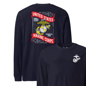 The 250th USMC Birthday Commemorative Longsleeve T-Shirt