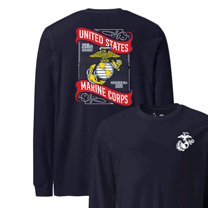 The 250th USMC Birthday Commemorative Longsleeve T-Shirt