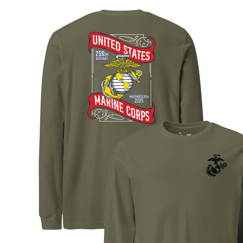 usmc long sleeve dress shirt United States Marine Corps Embroidered Dress Shirt