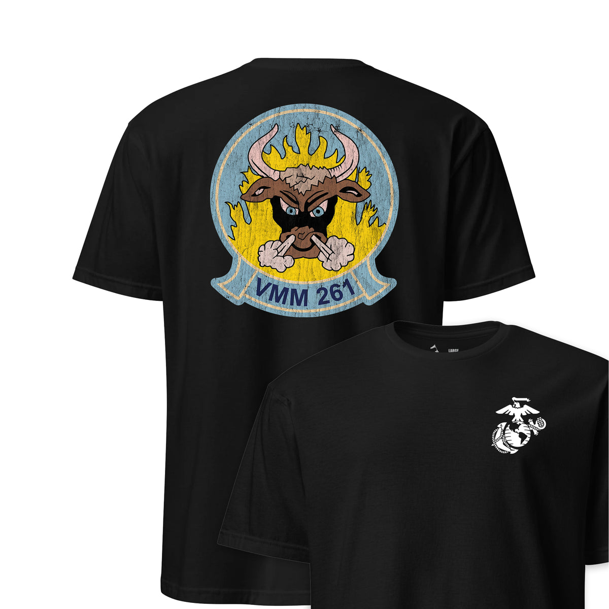 VMM-261 Raging Bulls Squadron — Black