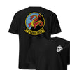 VMM-268 Red Dragons Squadron Front & Back T-Shirt - Black