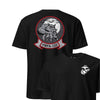 VMFA-122 Werewolves Squadron Front & Back T-Shirt - Black