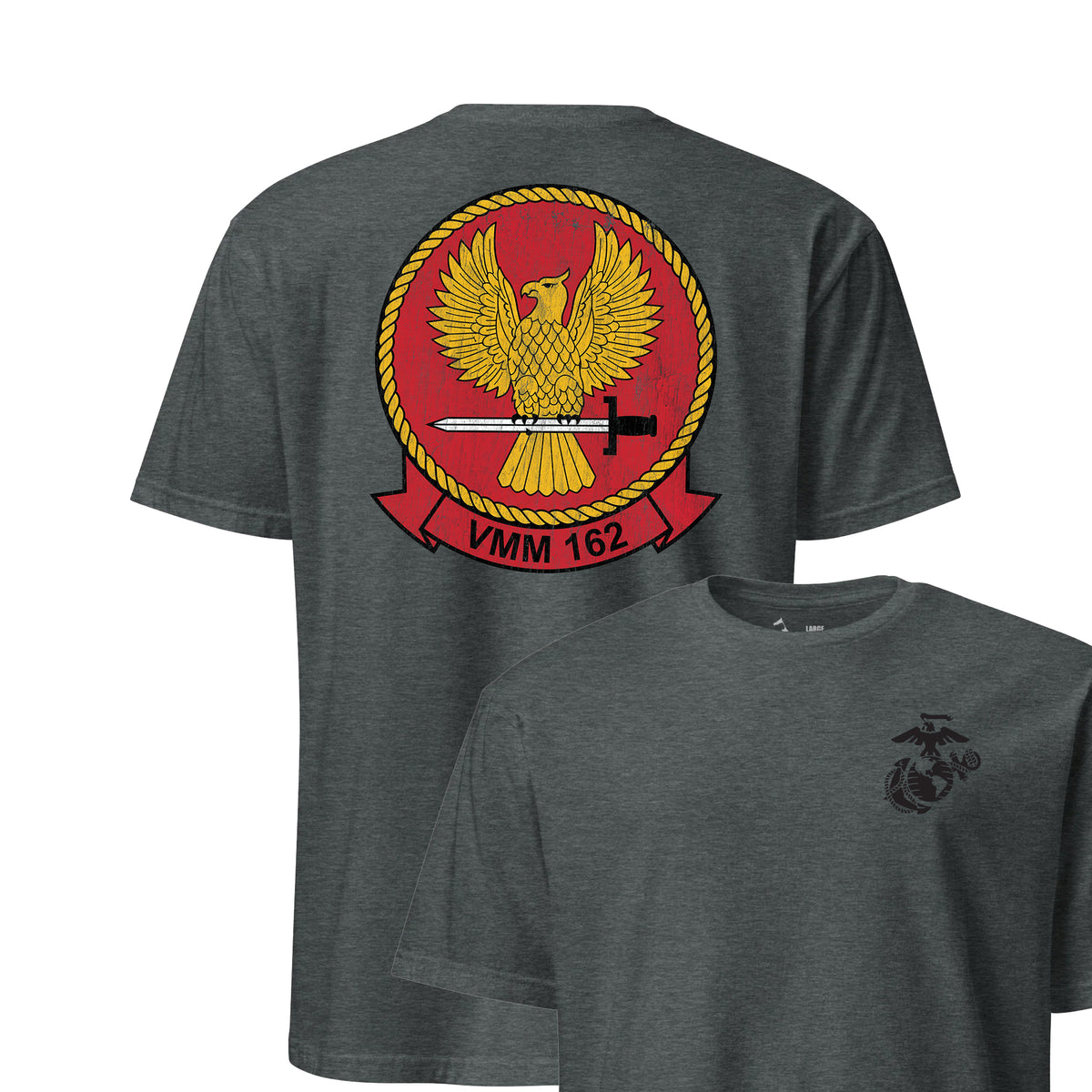 VMM-162 Golden Eagles Squadron — Charcoal Heather