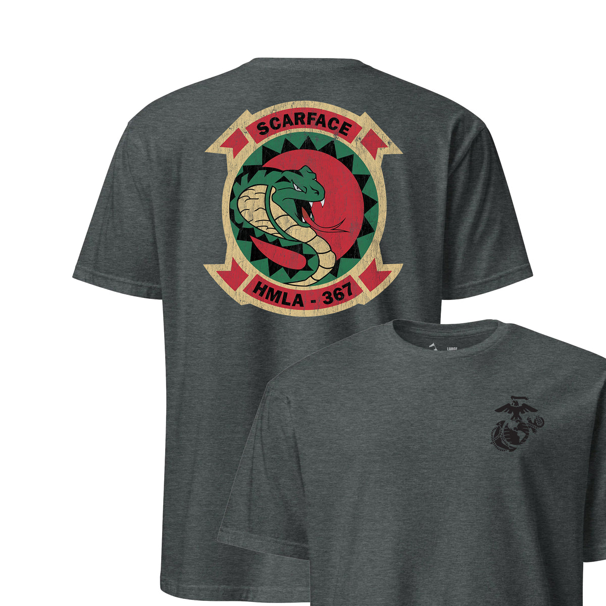 HMLA-367 Scarface Squadron — Charcoal Heather