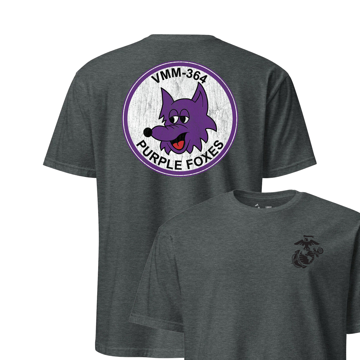 VMM-364 Purple Foxes Squadron — Charcoal Heather