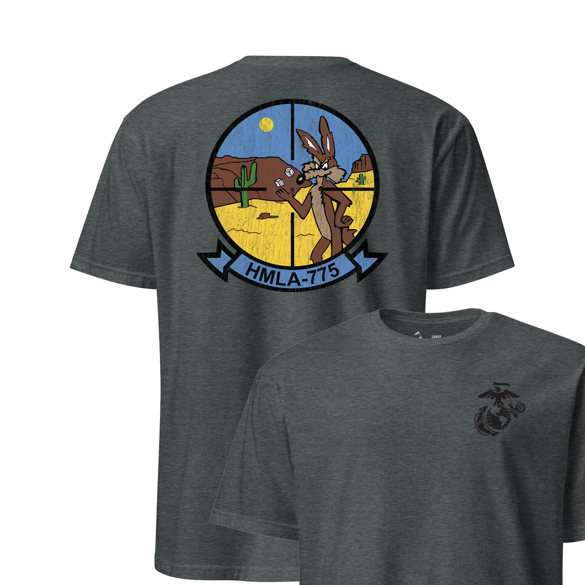 HMLA-775 Coyote Squadron — Charcoal Heather