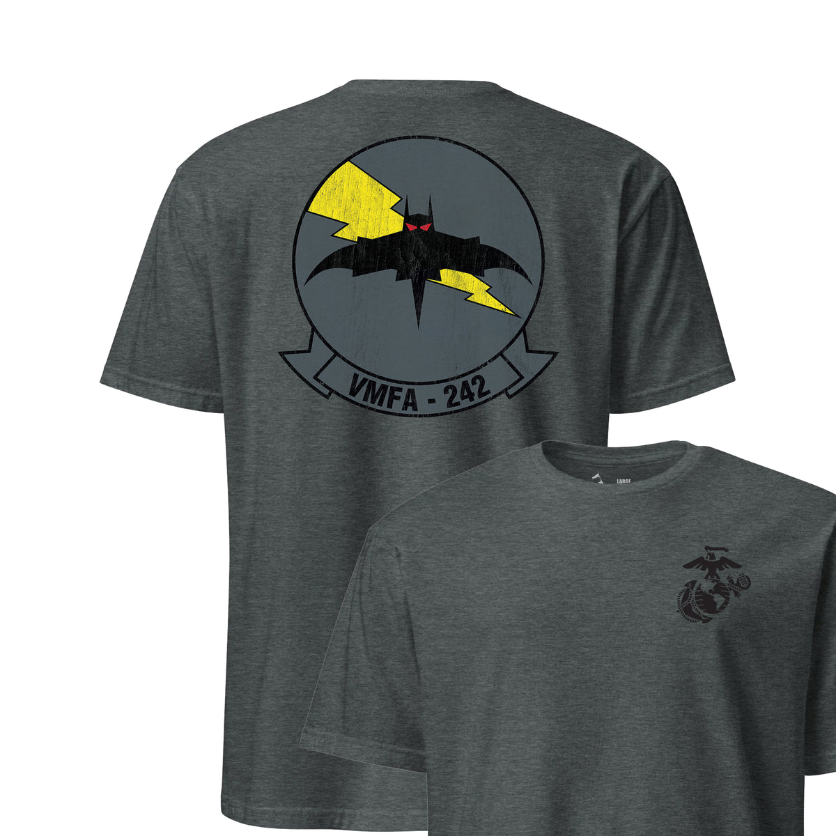 VMFA-242 Bats Squadron — Charcoal Heather