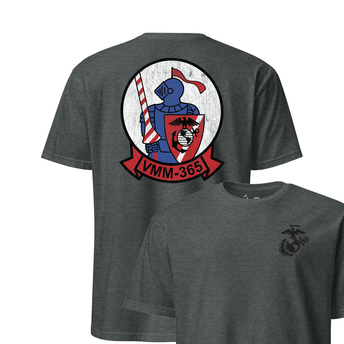 VMM-365 Blue Knights Squadron — Charcoal Heather