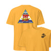 Marine Corps Air Station Iwakuni Front & Back T-Shirt - Gold