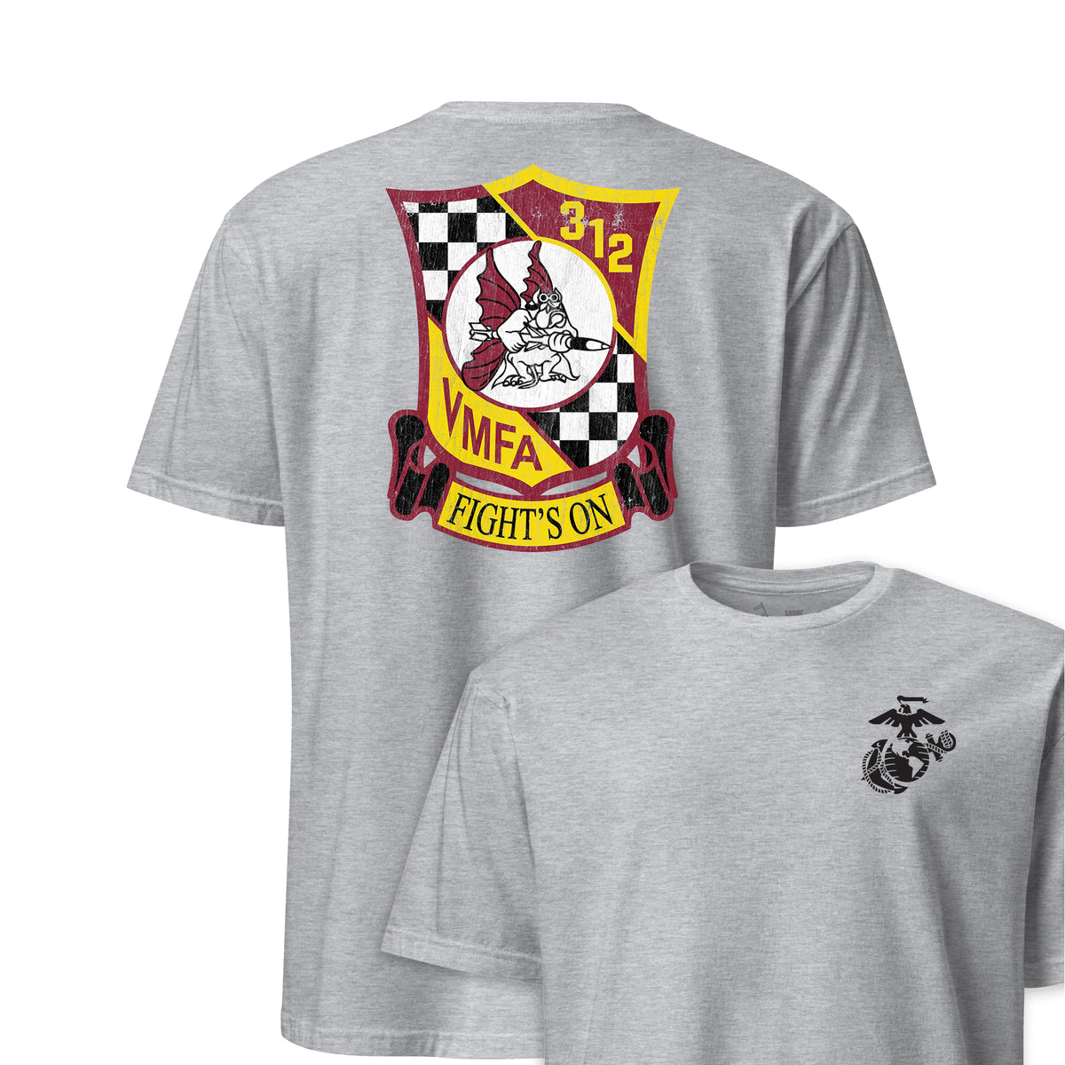VFMA-312 Checkerboard Squadron — Heather Grey