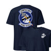 VMFAT-501 Warlords Squadron Front & Back T-Shirt - Navy