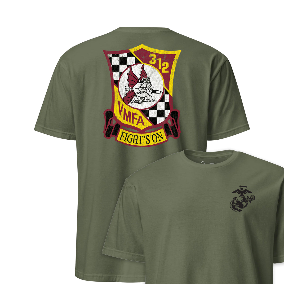 VFMA-312 Checkerboard Squadron — OD Green
