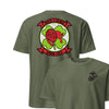 VMM-363 Red Lions Squadron Front & Back T-Shirt - OD Green