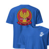 VMM-162 Golden Eagles Squadron Front & Back T-Shirt - Royal