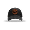 Tun Tavern Birthplace Circle Leatherette Patch Soft Mesh Trucker - BLACK/CHARCOAL