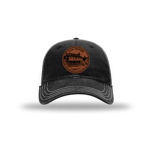Tun Tavern Birthplace Circle Leatherette Patch Soft Mesh Trucker