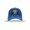 251st USMC Birthday Carbon Fiber Patch Soft Mesh Trucker - ROYAL/WHITE