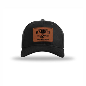251st USMC Birthday Leatherette Patch Structured Hat