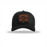 Tun Tavern Born in a Bar Cask Leatherette Patch Structured Hat
