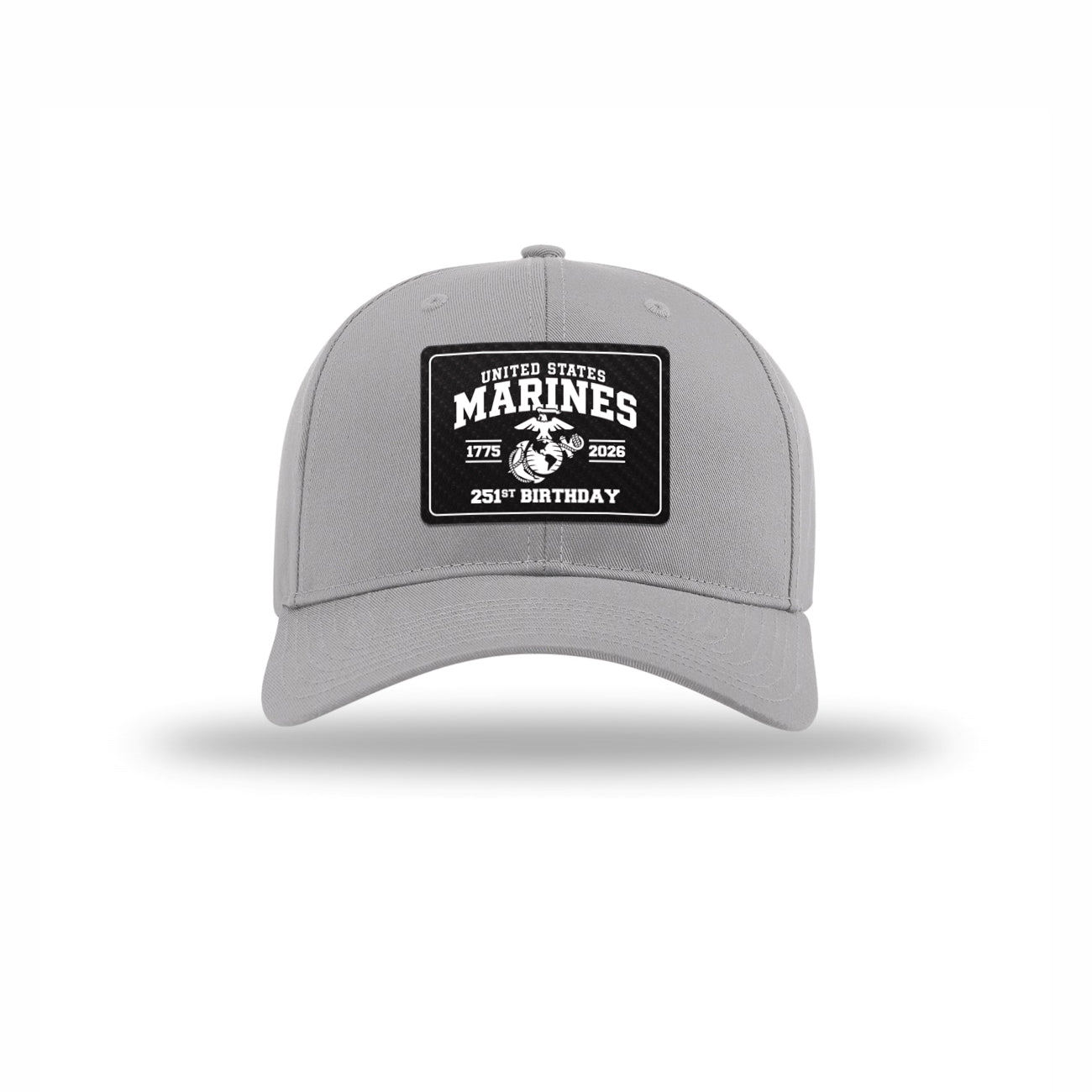 251st USMC Birthday Carbon Fiber Patch Structured Hat