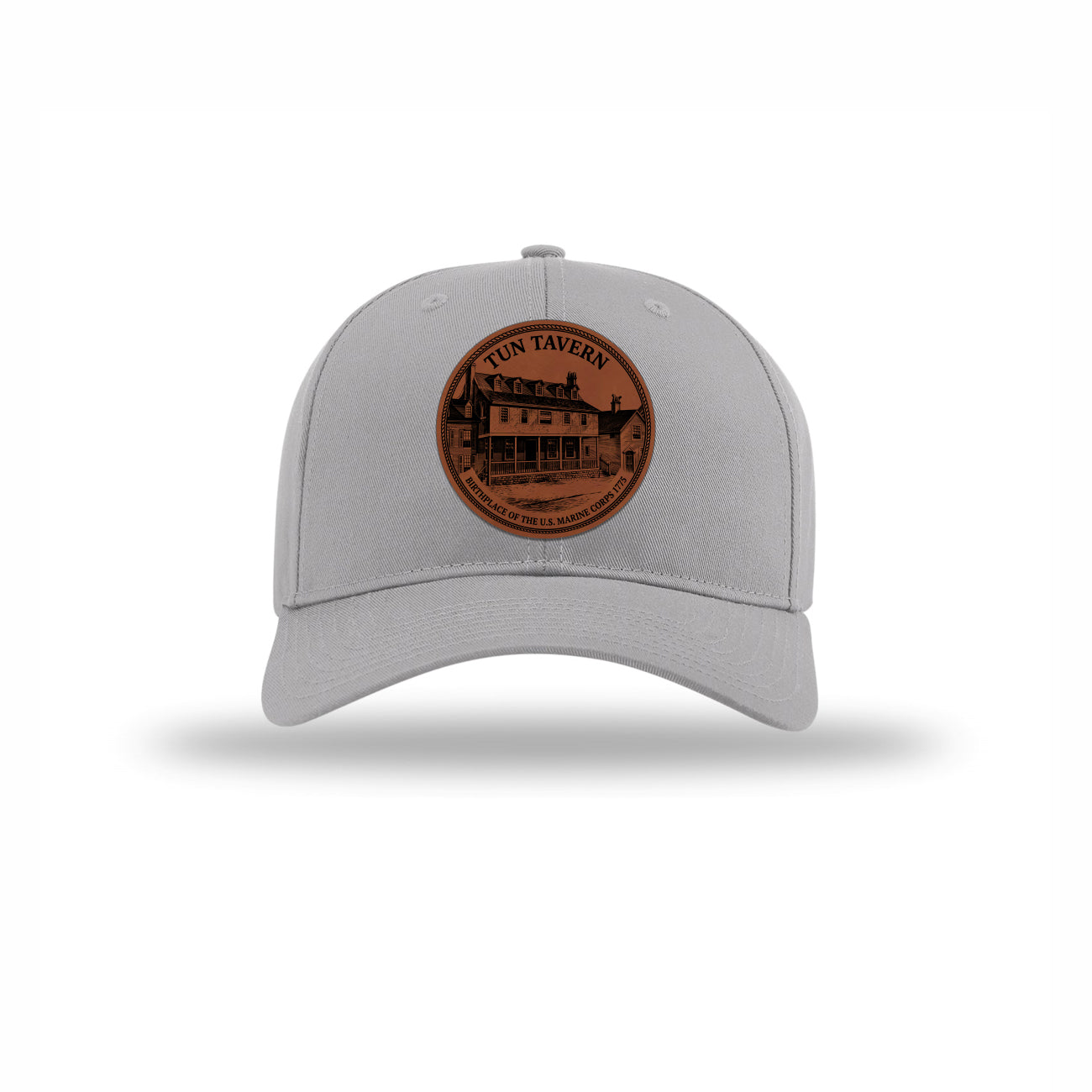 Tun Tavern Birthplace Circle Leatherette Patch Structured Hat