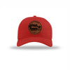 Tun Tavern Birthplace Circle Leatherette Patch Structured Hat - RED