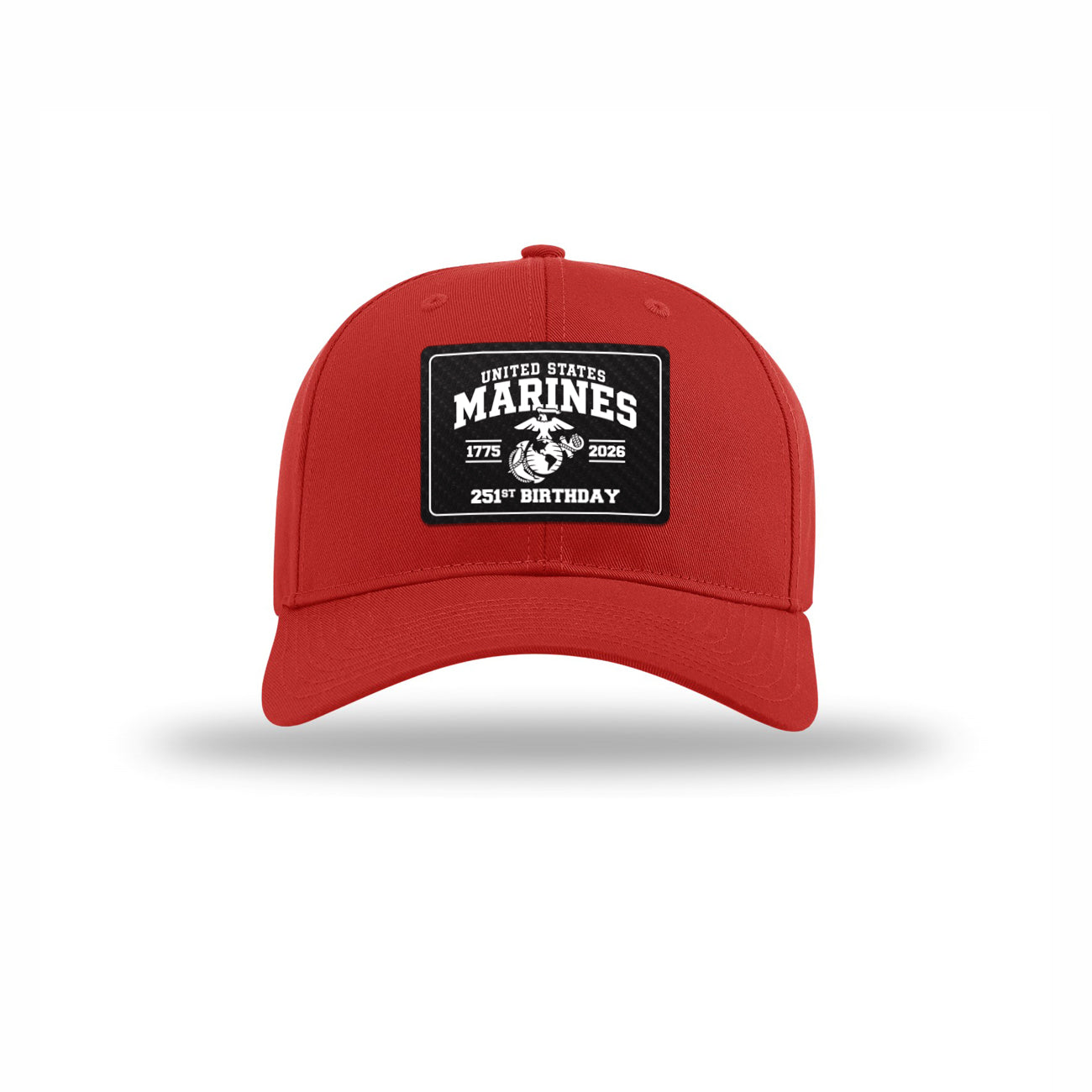 251st USMC Birthday Carbon Fiber Patch Structured Hat
