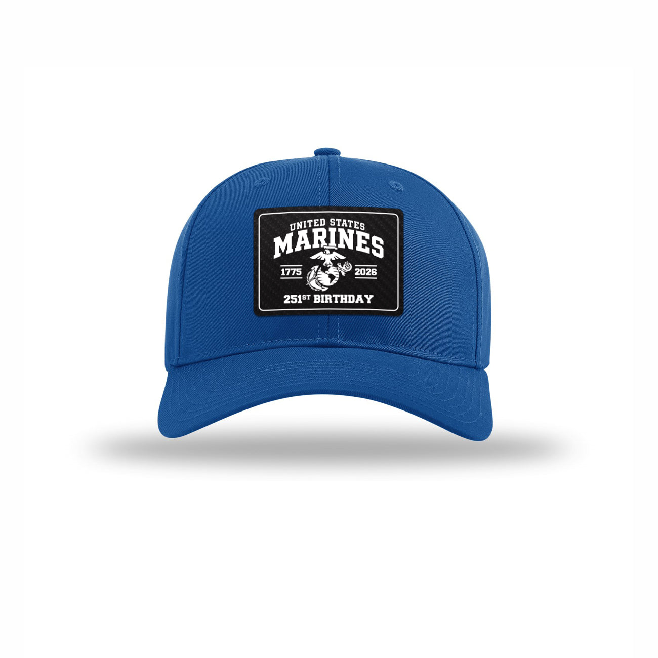251st USMC Birthday Carbon Fiber Patch Structured Hat