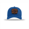 Tun Tavern Born in a Bar Cask Leatherette Patch Structured Hat - ROYAL